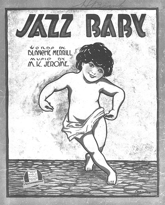 Sheet music cover Jazz baby