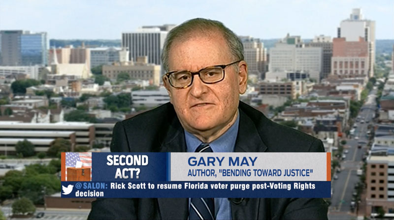 Screenshot Gary May, Interview on MSNBC's The Cycle